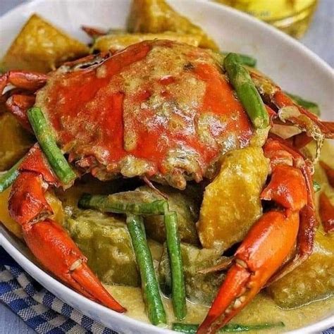 ginataang crab with kalabasa